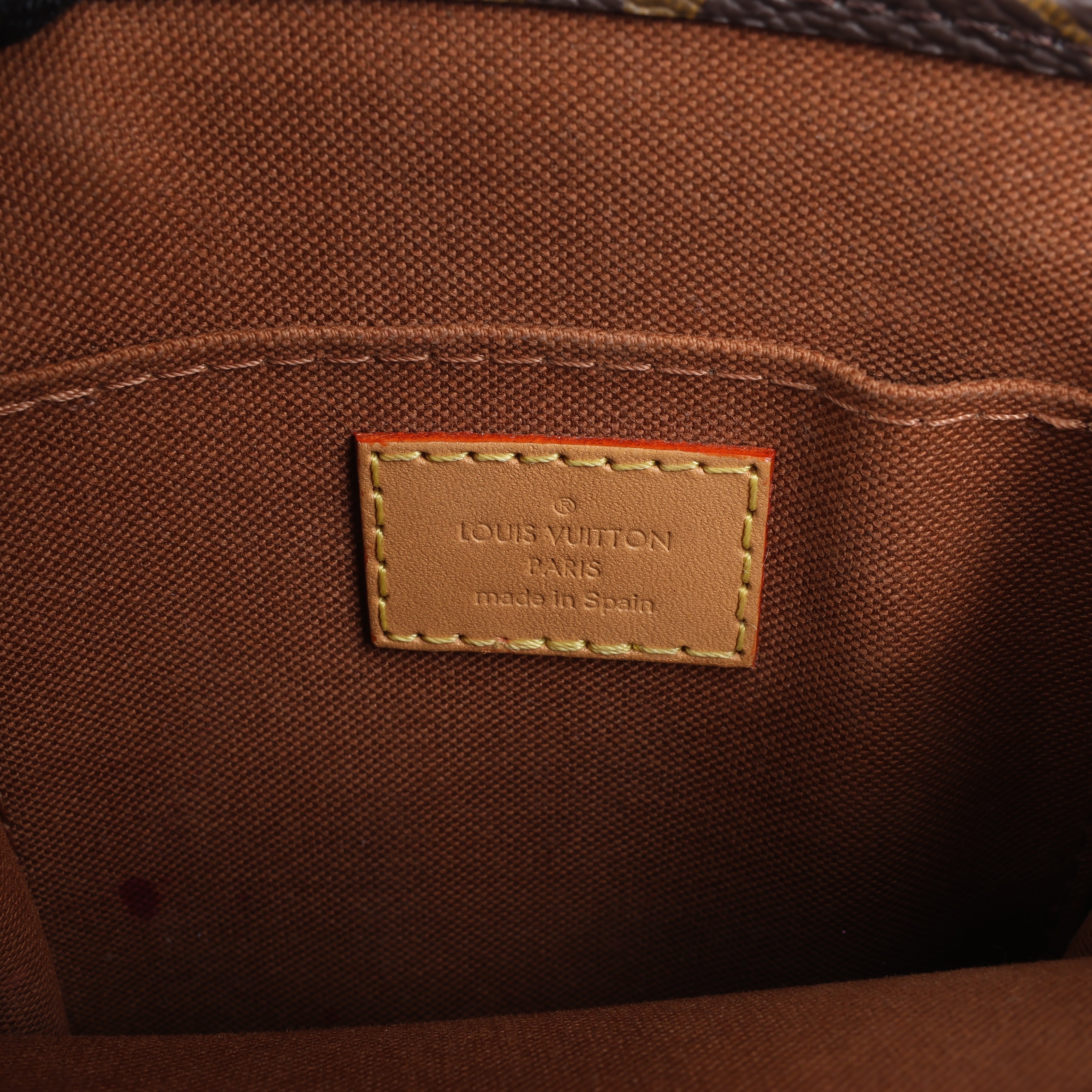 Louis Vuitton Monogram Petit Sac Plat 2Way Handbag M69442