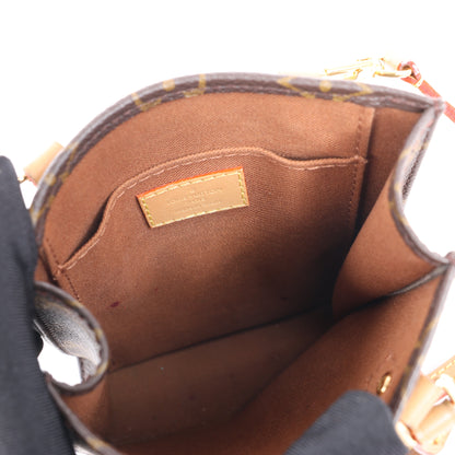 Louis Vuitton Monogram Petit Sac Plat 2Way Handbag M69442