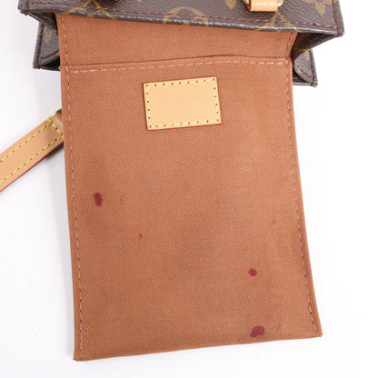 Louis Vuitton Monogram Petit Sac Plat 2Way Handbag M69442