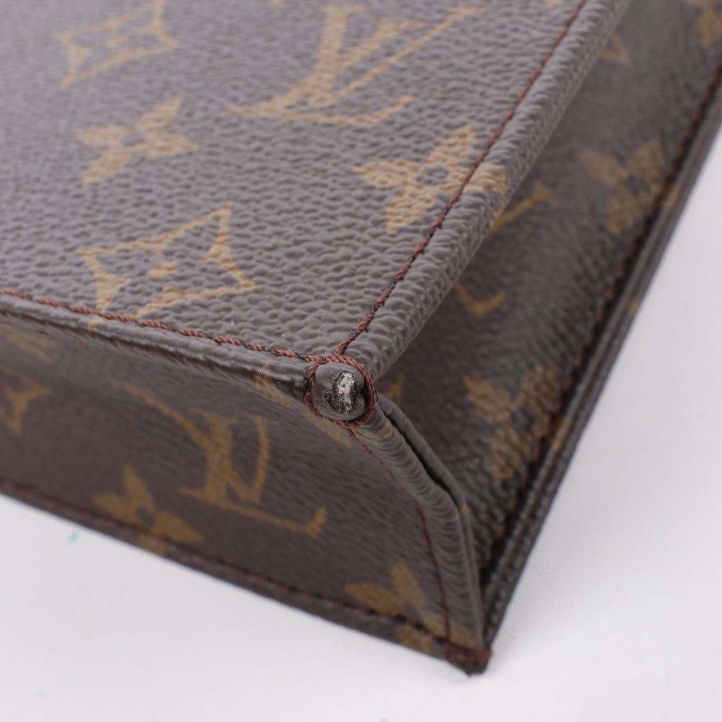 Louis Vuitton Monogram Petit Sac Plat 2Way Handbag M69442