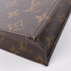 Louis Vuitton Monogram Petit Sac Plat 2Way Handbag M69442