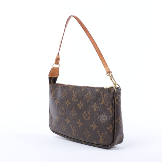 Louis Vuitton Monogram Canvas Pochette Accessoires Handbag M51980