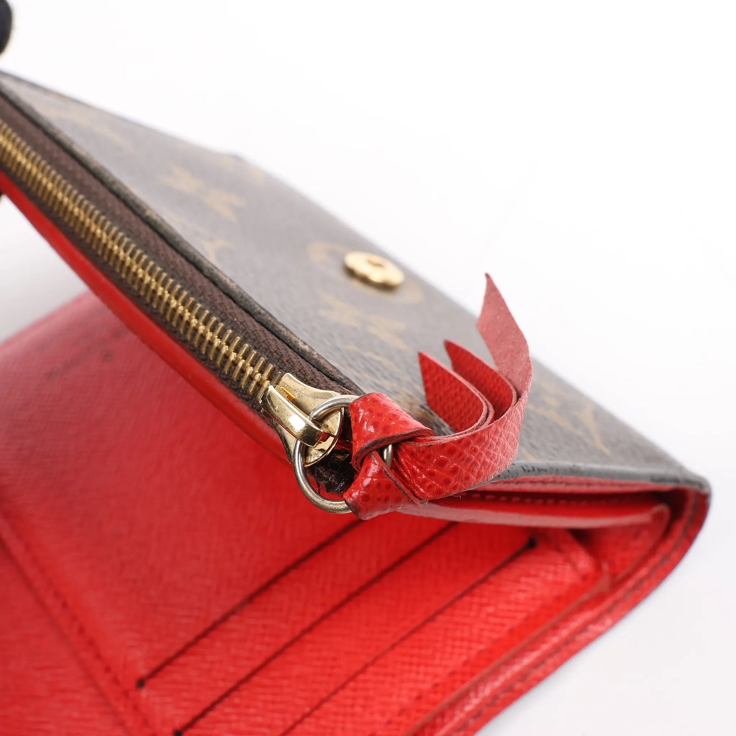 Louis Vuitton Monogram Portefeuille Victorine Lovely Bird in Red M67244