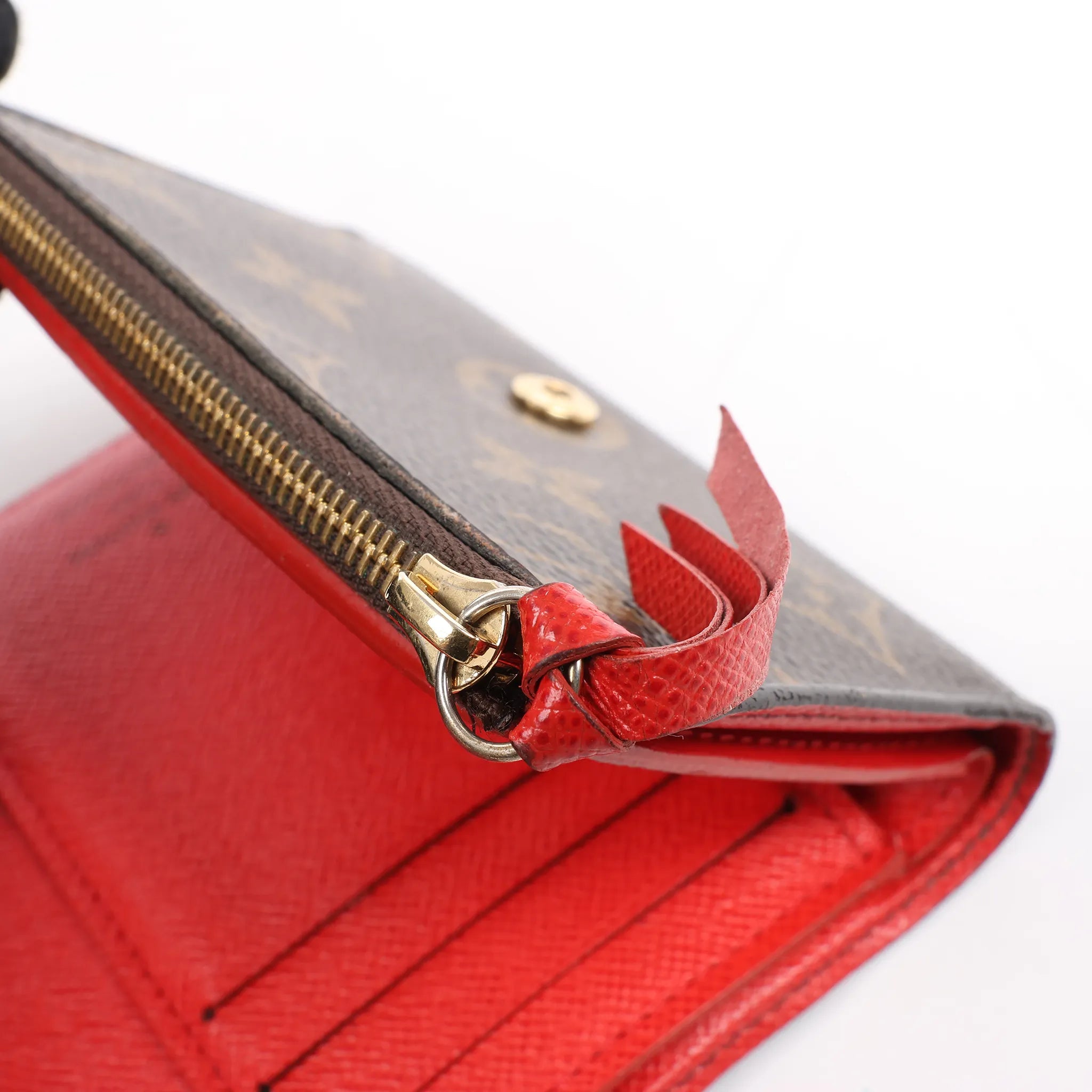 Cartera Louis Vuitton Monogram Victorine Lovely Bird en rojo M67244