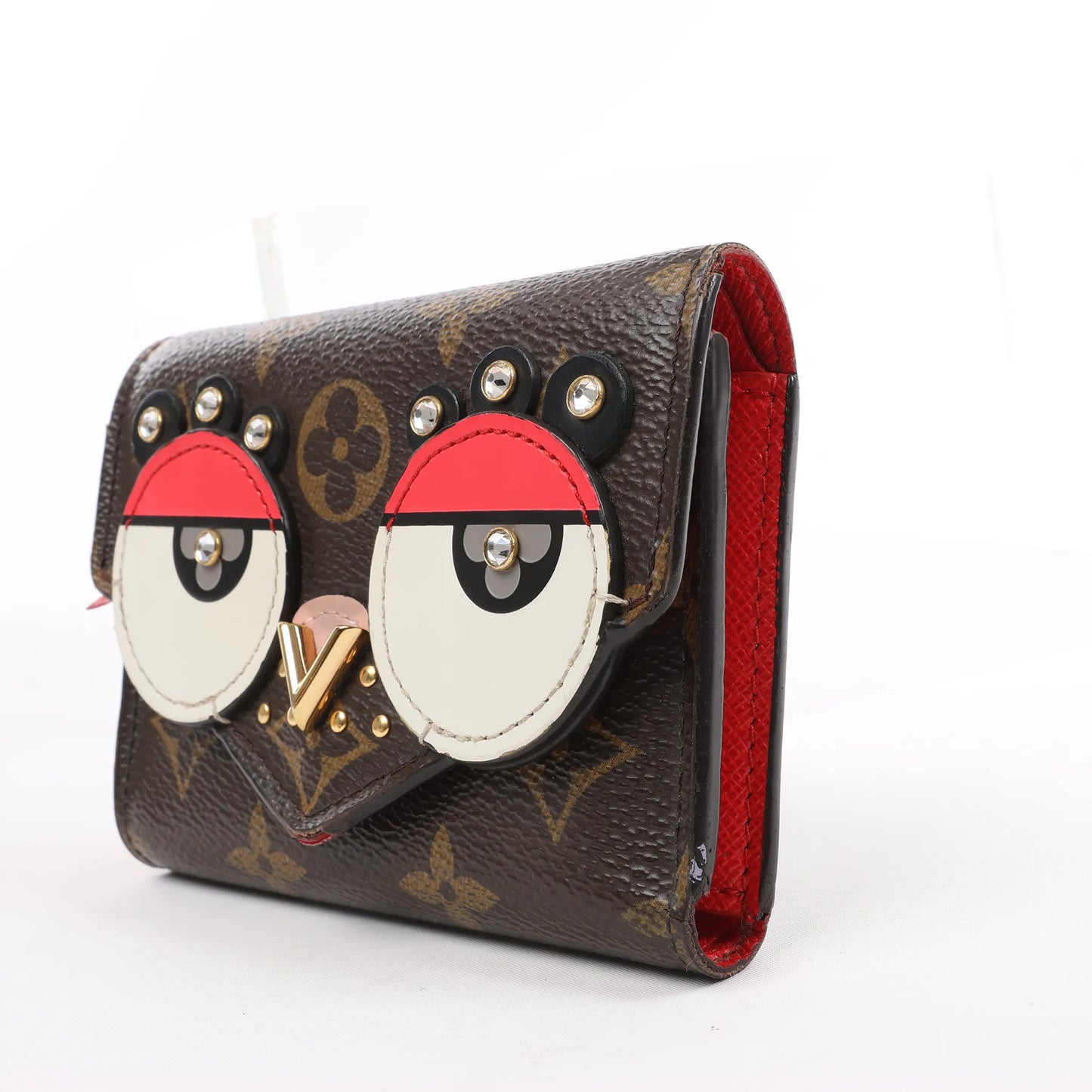Louis Vuitton Monogram Portefeuille Victorine Lovely Bird in Red M67244