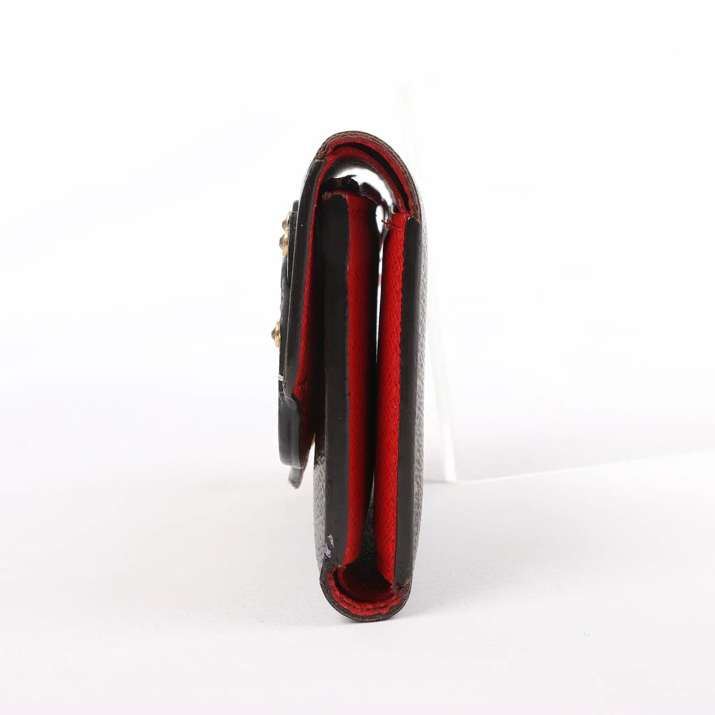 Cartera Louis Vuitton Monogram Victorine Lovely Bird en rojo M67244