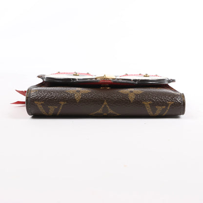 Louis Vuitton Monogram Portefeuille Victorine Lovely Bird in Red M67244