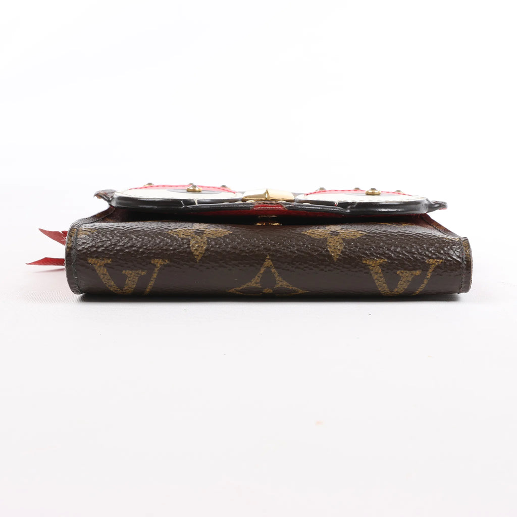 Cartera Louis Vuitton Monogram Victorine Lovely Bird en rojo M67244