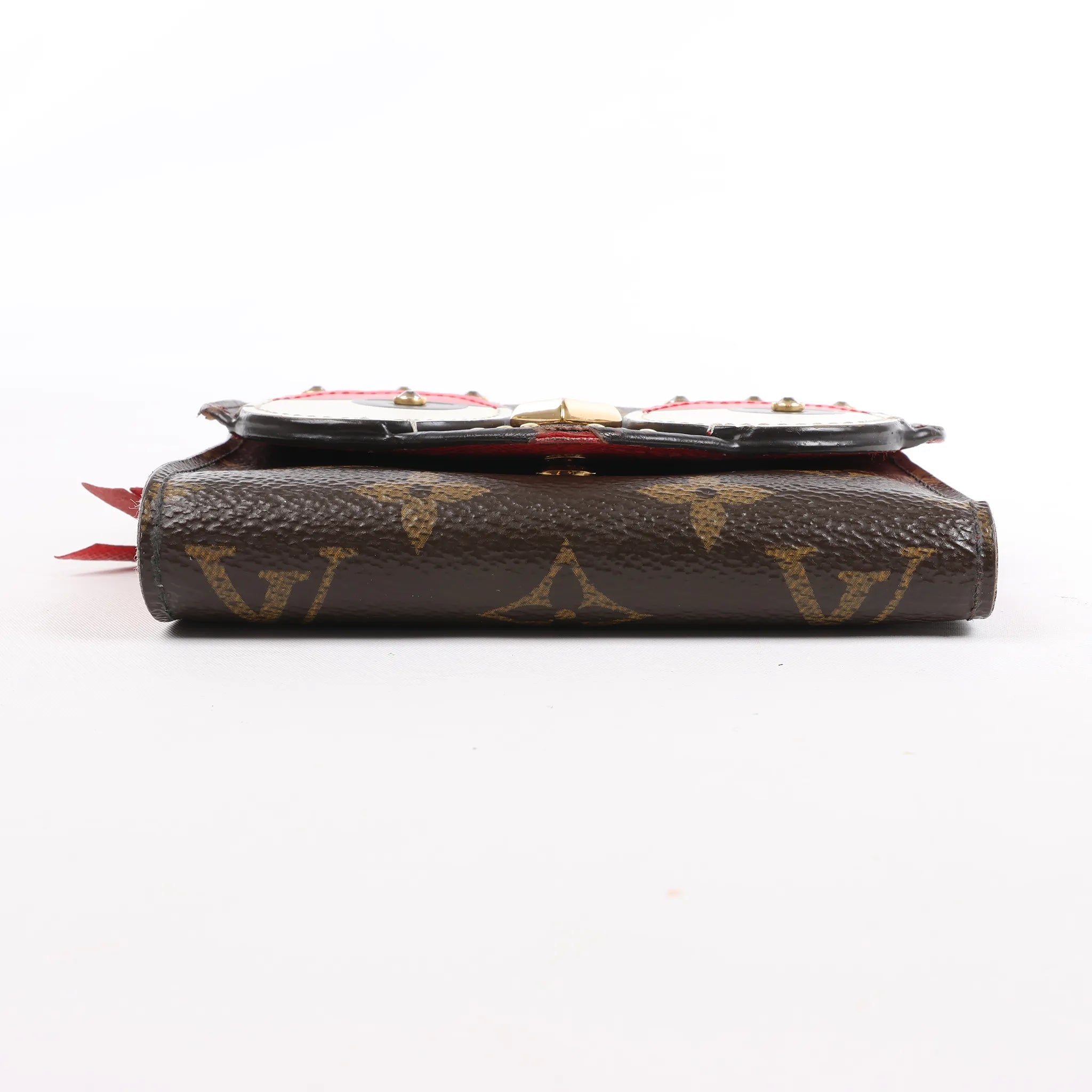 Cartera Louis Vuitton Monogram Victorine Lovely Bird en rojo M67244