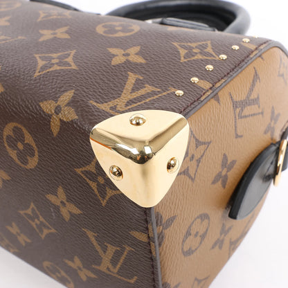 Louis Vuitton Monogram Reverse Speedy Trunk 20 Handbag M13146