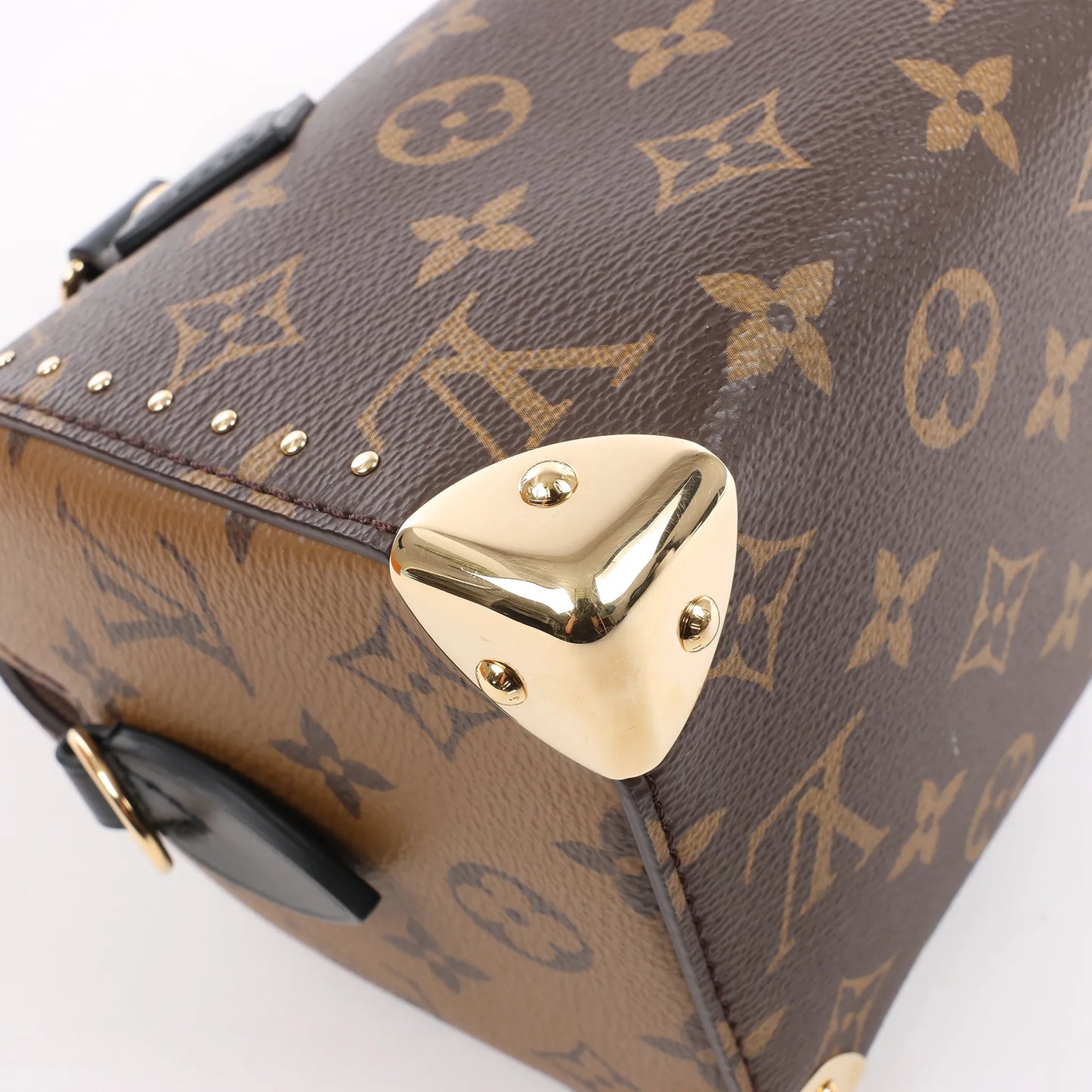 Louis Vuitton Monogram Reverse Speedy Trunk 20 Handbag M13146