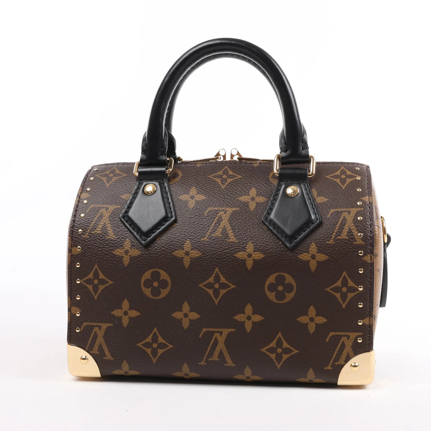 Louis Vuitton Monogram Reverse Speedy Trunk 20 Handbag M13146