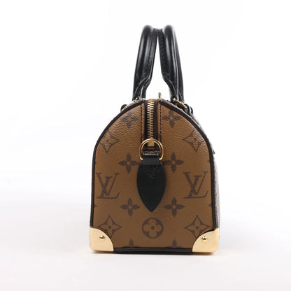 Louis Vuitton Monogram Reverse Speedy Trunk 20 Handbag M13146