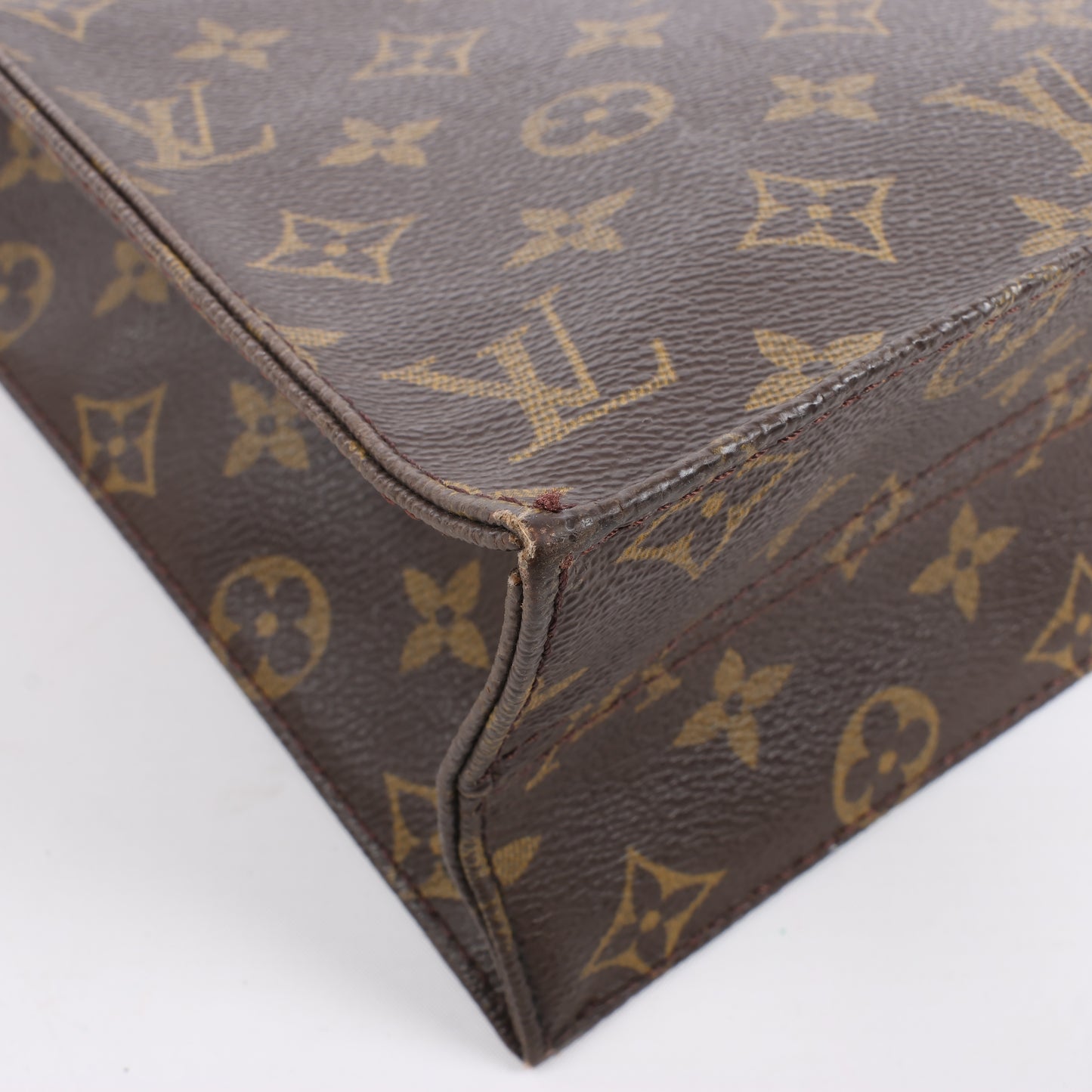 Louis Vuitton Monogram Sac Plat GM Handbag M51140
