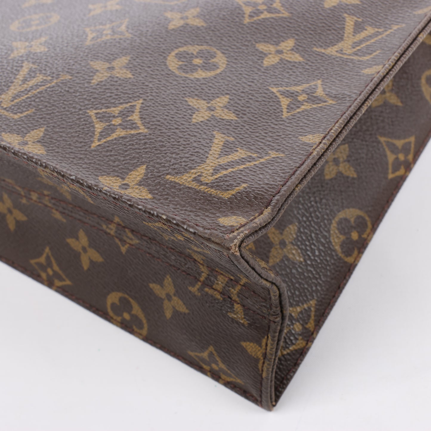 Louis Vuitton Monogram Sac Plat GM Handbag M51140
