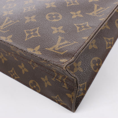 Louis Vuitton Monogram Sac Plat GM Handbag M51140