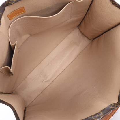 Louis Vuitton Monogram Sac Plat GM Handbag M51140