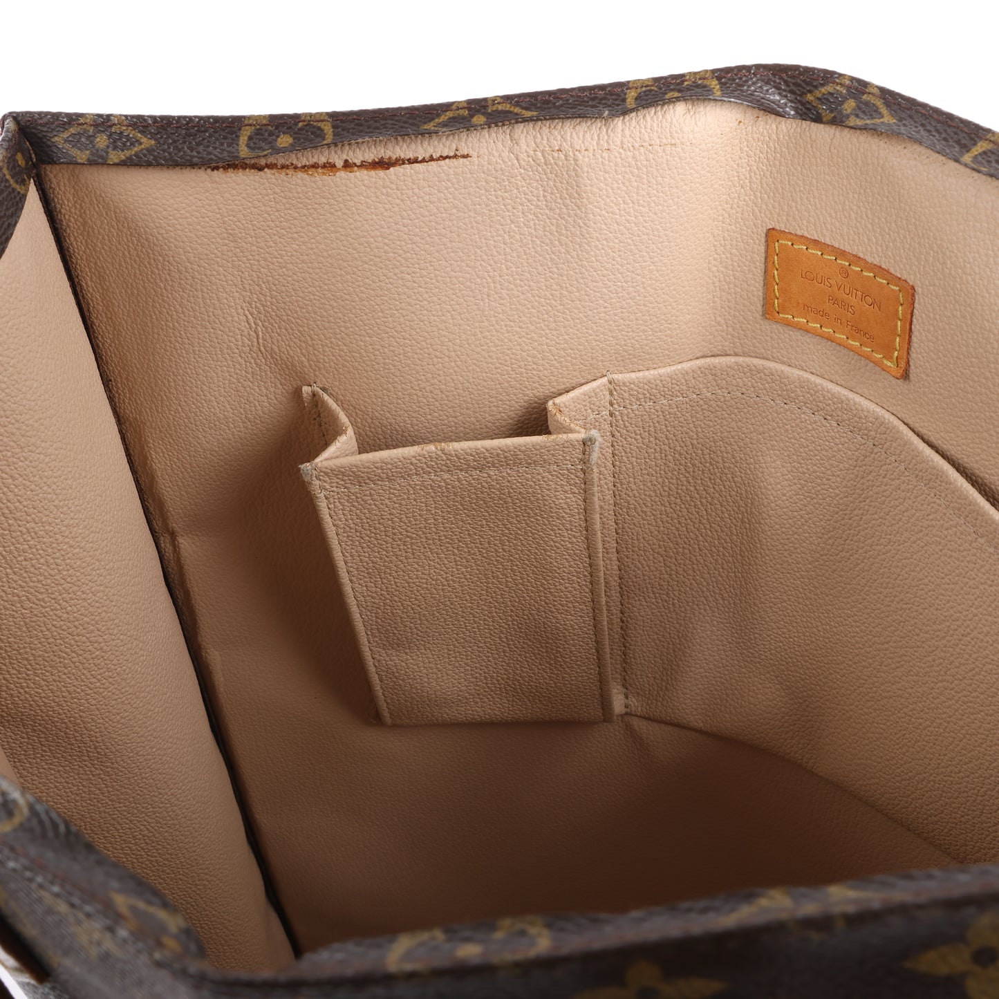 Louis Vuitton Monogram Sac Plat GM Handbag M51140