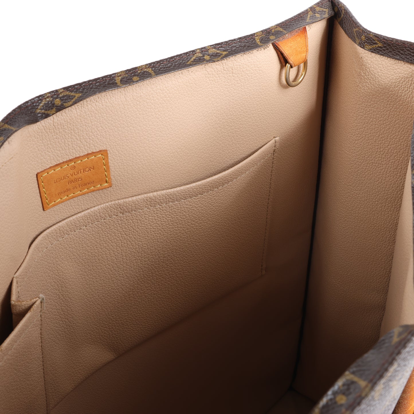 Louis Vuitton Monogram Sac Plat GM Handbag M51140