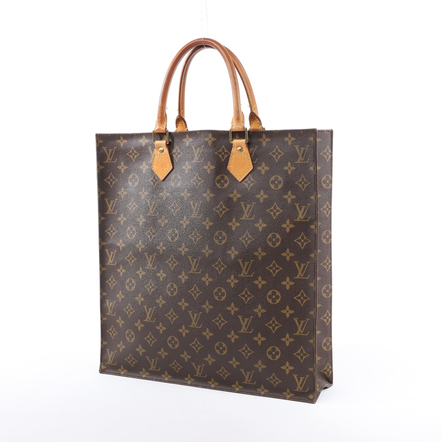 Louis Vuitton Monogram Sac Plat GM Handbag M51140