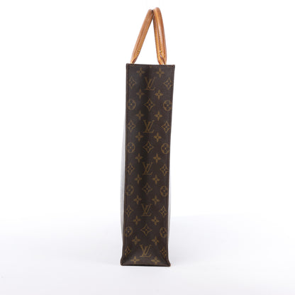 Louis Vuitton Monogram Sac Plat GM Handbag M51140