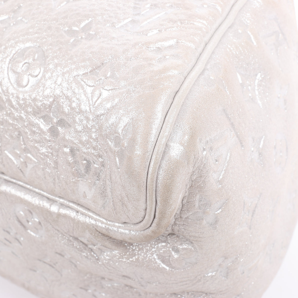 Louis Vuitton Comete Limited Edition Monogram Shoulder Bag in Shimmer Silver