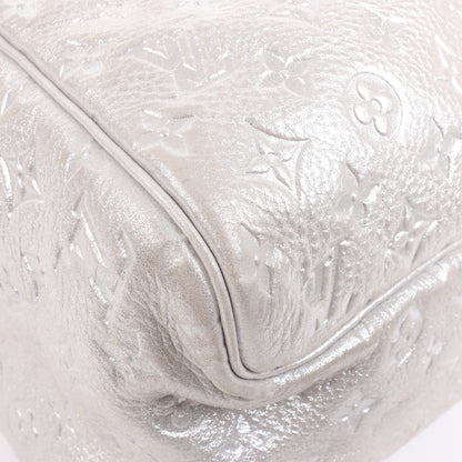 Louis Vuitton Comete Limited Edition Monogram Shoulder Bag in Shimmer Silver