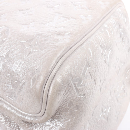 Louis Vuitton Comete Limited Edition Monogram Shoulder Bag in Shimmer Silver