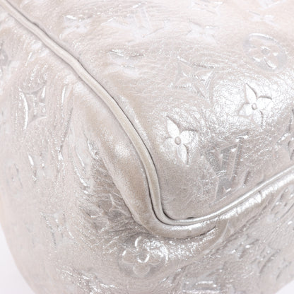 Louis Vuitton Comete Limited Edition Monogram Shoulder Bag in Shimmer Silver