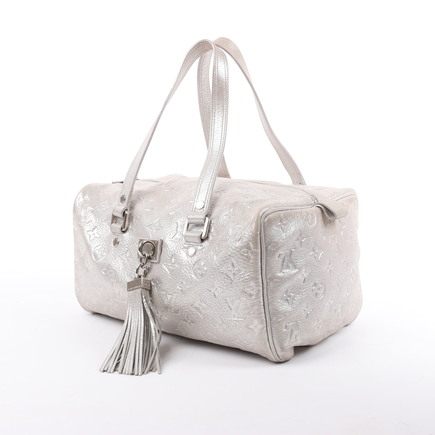 Louis Vuitton Comete Limited Edition Monogram Shoulder Bag in Shimmer Silver