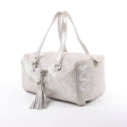 Louis Vuitton Comete Limited Edition Monogram Shoulder Bag in Shimmer Silver