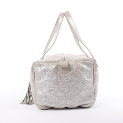 Louis Vuitton Comete Limited Edition Monogram Shoulder Bag in Shimmer Silver