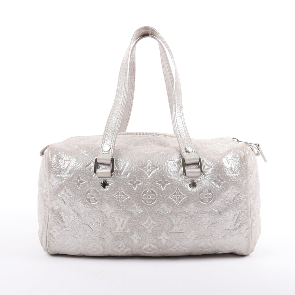 Louis Vuitton Comete Limited Edition Monogram Shoulder Bag in Shimmer Silver