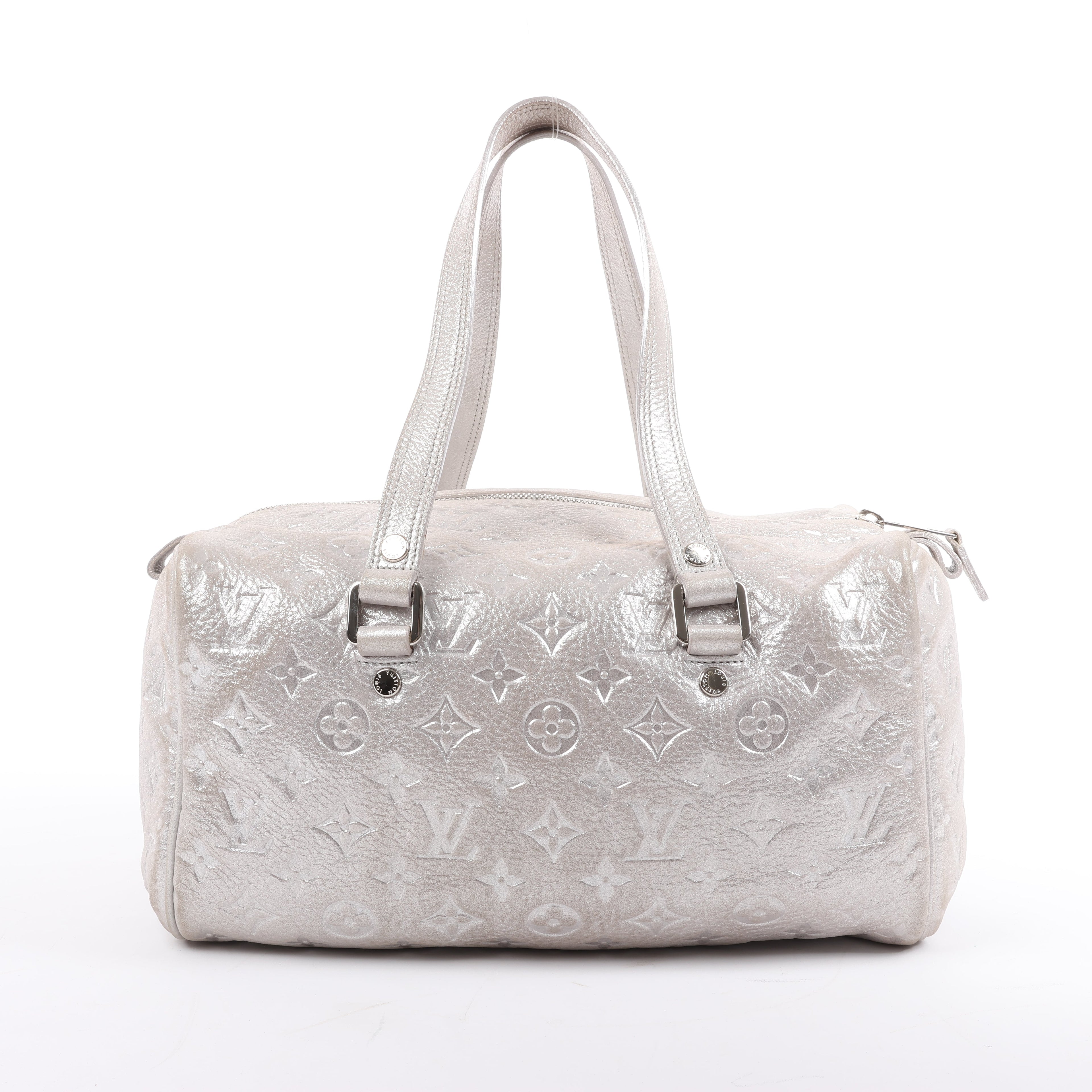 Louis Vuitton Comete Limited Edition Monogram Shoulder Bag in Shimmer Silver