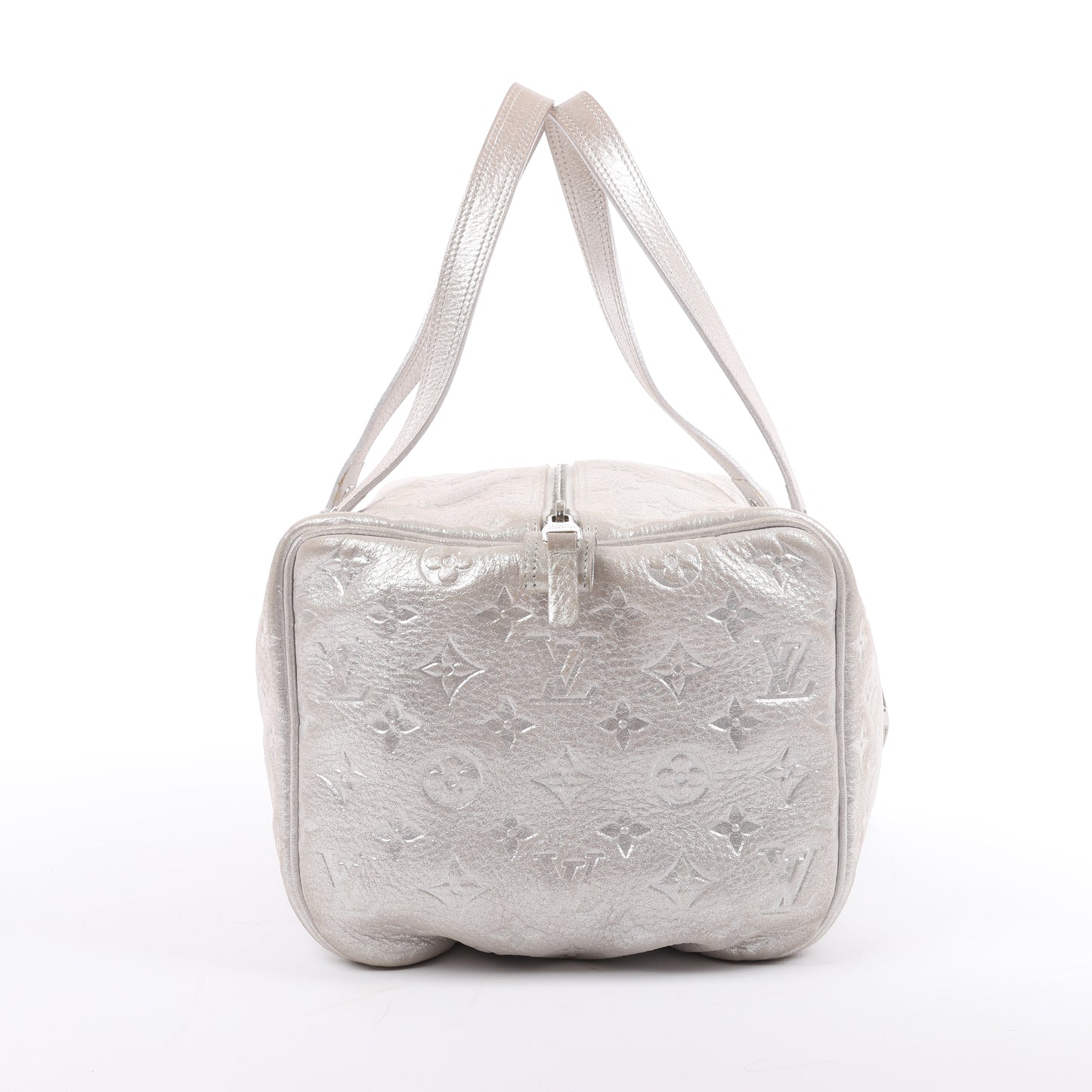Louis Vuitton Comete Limited Edition Monogram Shoulder Bag in Shimmer Silver