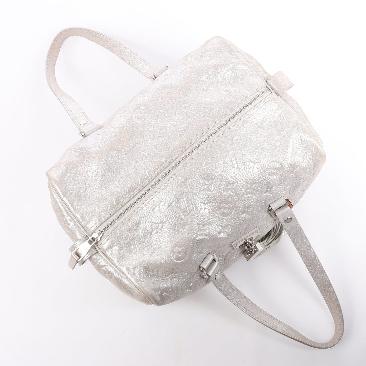 Louis Vuitton Comete Limited Edition Monogram Shoulder Bag in Shimmer Silver