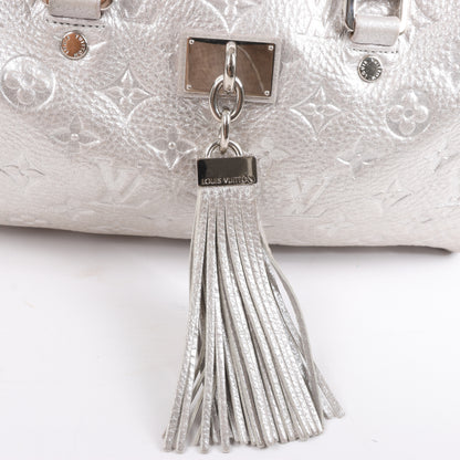 Louis Vuitton Comete Limited Edition Monogram Shoulder Bag in Shimmer Silver