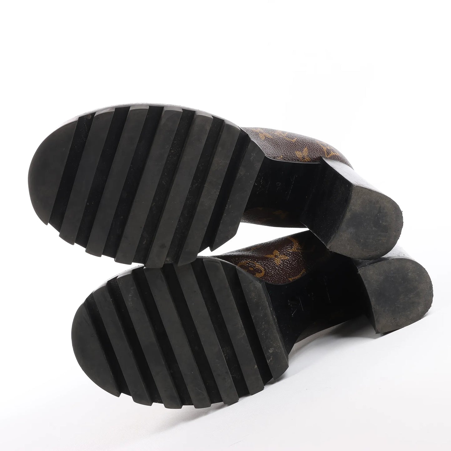 Louis Vuitton Monogram Star Trail Chelsea Ankle Boots, Size 40 EU