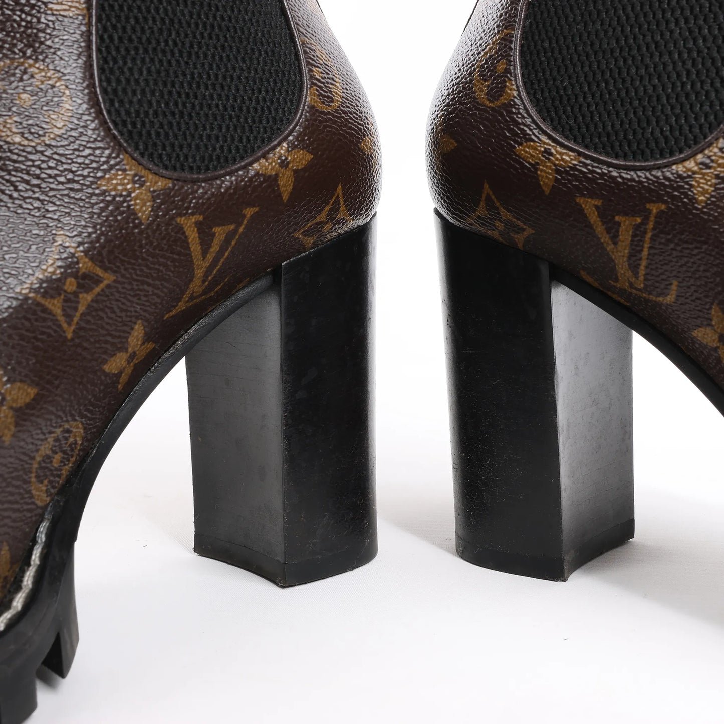 Louis Vuitton Monogram Star Trail Chelsea Ankle Boots, Size 40 EU