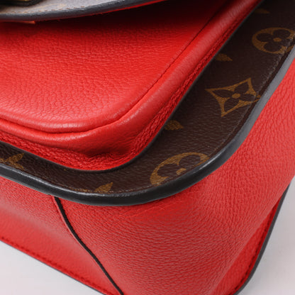 Louis Vuitton Monogram Vaugirard PM in Brown x Red M44548