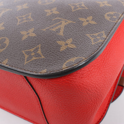 Louis Vuitton Monogram Vaugirard PM in Brown x Red M44548