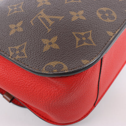 Louis Vuitton Monogram Vaugirard PM in Brown x Red M44548