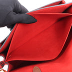 Louis Vuitton Monogram Vaugirard PM in Brown x Red M44548