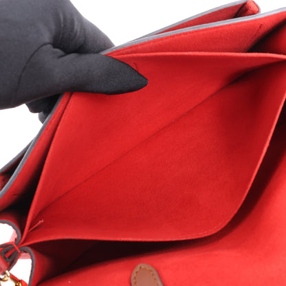 Louis Vuitton Monogram Vaugirard PM in Brown x Red M44548