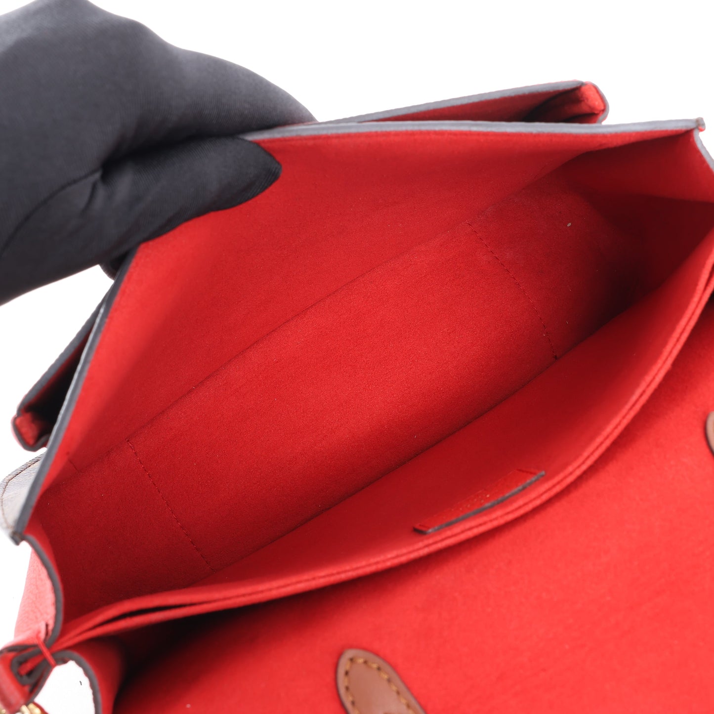 Louis Vuitton Monogram Vaugirard PM in Brown x Red M44548