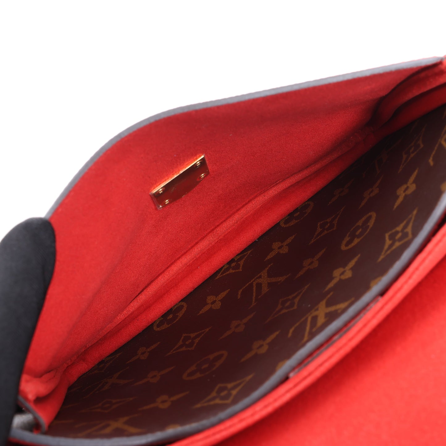Louis Vuitton Monogram Vaugirard PM in Brown x Red M44548