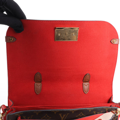 Louis Vuitton Monogram Vaugirard PM in Brown x Red M44548