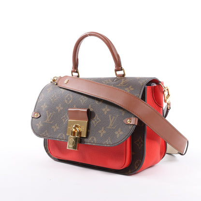 Louis Vuitton Monogram Vaugirard PM in Brown x Red M44548