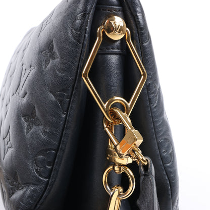 Louis Vuitton Monogram Embossed Coussin PM 2Way Shoulder Bag in Black M57790