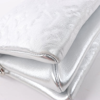 Sac à bandoulière Louis Vuitton Coussin PM double sens Monogram embossé argent M57913